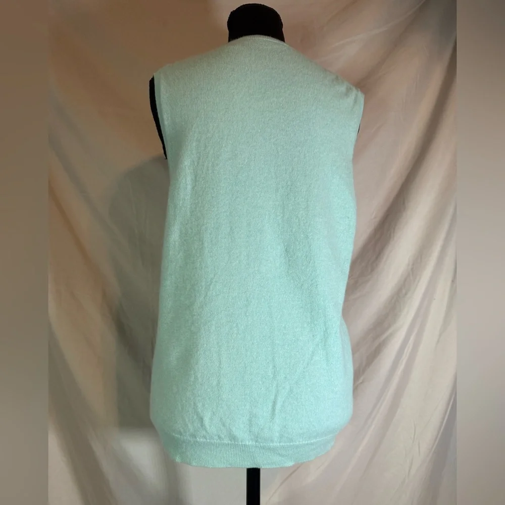 Saks Fifth Avenue Vintage‎ 1990s - 100% Cashmere Sleeveless Sweater 💙